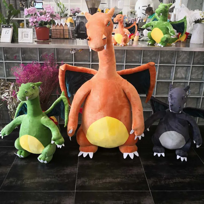 Прямая продажа гигантская плюшевая кукла Динозавр из мультфильма Charizard dinosaur