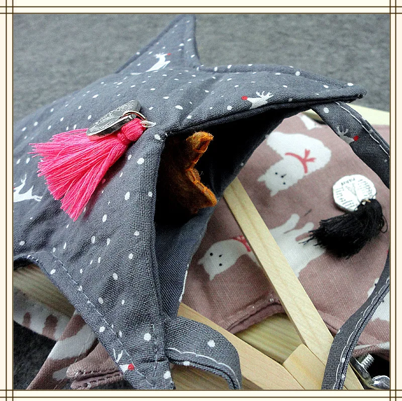 Pentagram fabric styling children's bag tassel versatile messenger shoulder purse |