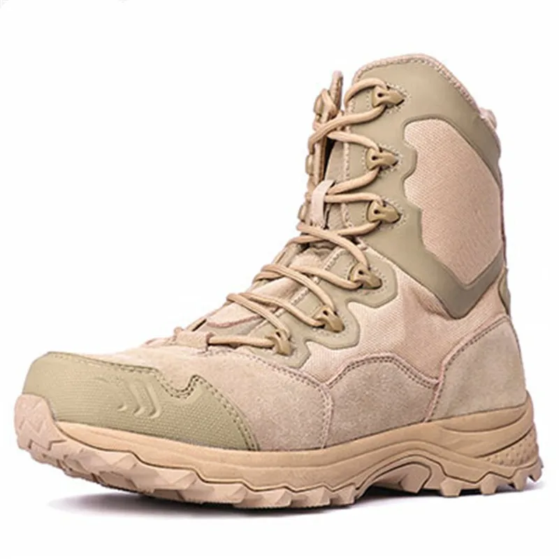 2019 _ мужские модные армейские ботинки тактические ботильоны с высоким берцем для