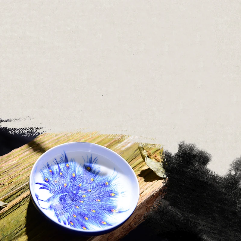 Винтажная керамическая фарфоровая высококлассная чайная чашка Ручная роспись