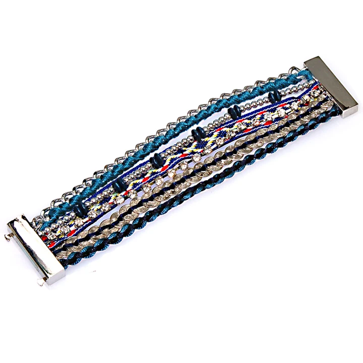 Miasol бразильский магнитный браслет многослойный деревянный для женщин