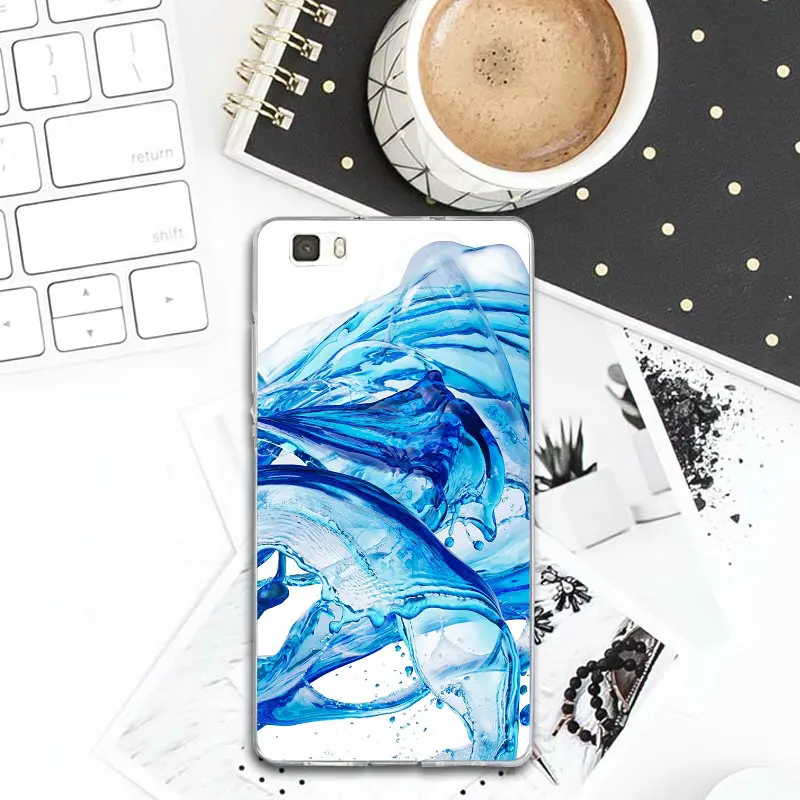 Агат минерал драгоценного камня мягкие мобильные чехлы для телефонов huawei P8 P9 P10 P20