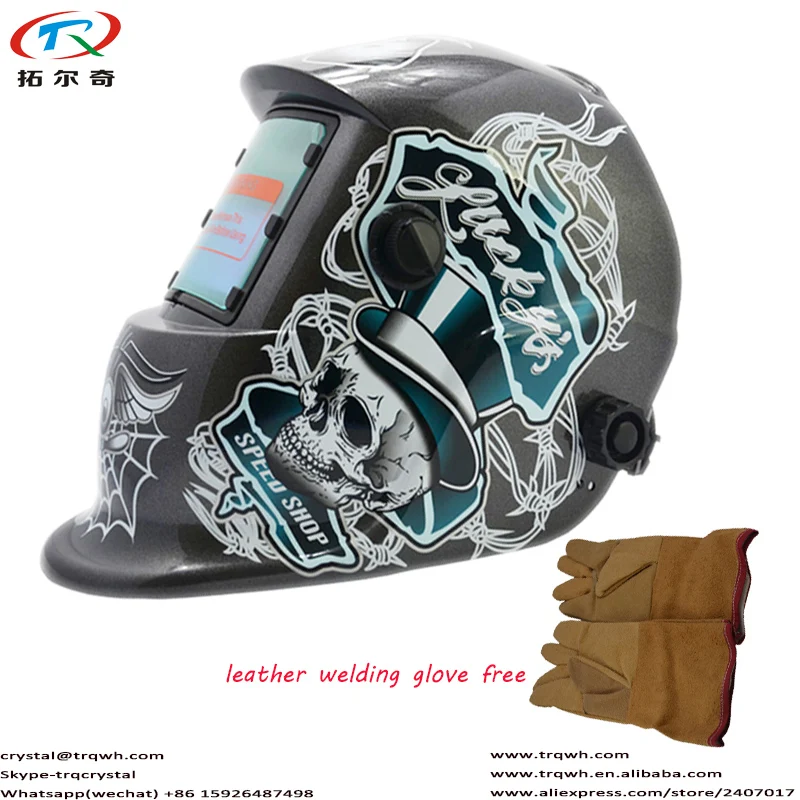 

Сварочный шлем Tig Arc с автоматическим затемнением, Мощный регулируемый тент, DIN9-13, электронная сварка, ПП Материал, TRQ-HD12-2200DE