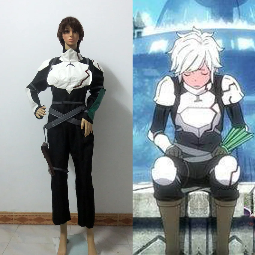Dungeon ni Deai wo Motomeru no wa Machigatteiru Darou ka Bell Cranel Косплей Костюм Хэллоуин Униформа полный