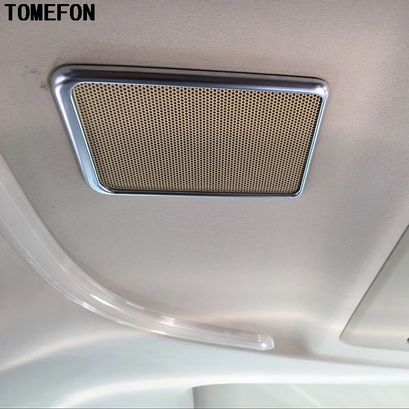 TOMEFON 4 шт. для Toyota Alphard Vellfire 2015 2016 2017 ABS хромированная крышка динамика интерьерная