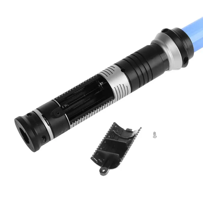 HBB 1PC New Telescopic Lightsaber Toys Flashing Sword Cosplay Luminous Music Star Laser Toy Swords Kids Toy Boys Gifts