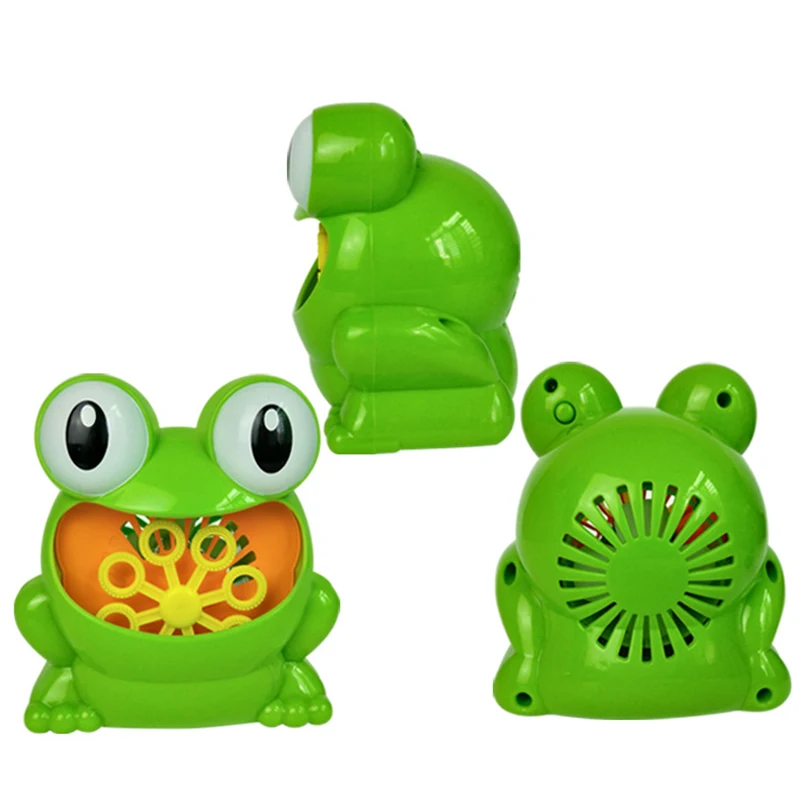 Automatic Frog Bubbles Machine For Kids Lovely Design Durable Bubble Maker |