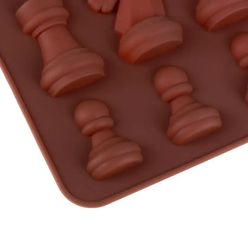 New 1PCS Chess Shape Silicone Cake Molds Fondant Jelly Candy Chocolate Mold DIY Bakware Decorate 20.5*8.5cm | Дом и сад