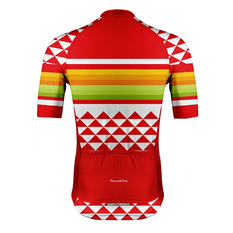 Uniforme Runchita 2019 Летние Велоспорт Джерси с коротким рукавом одежда для мужчин