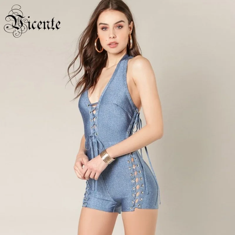 Vicente HOT 2019 новый шикарный дизайн на шнуровке сексуальный v образный вырез без