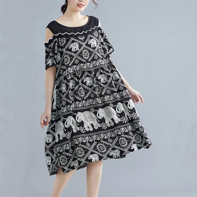 Летнее женское платье размера плюс, обхват груди 150 см, 6XL, 7XL, 8XL, 9XL, женское платье черного цвета