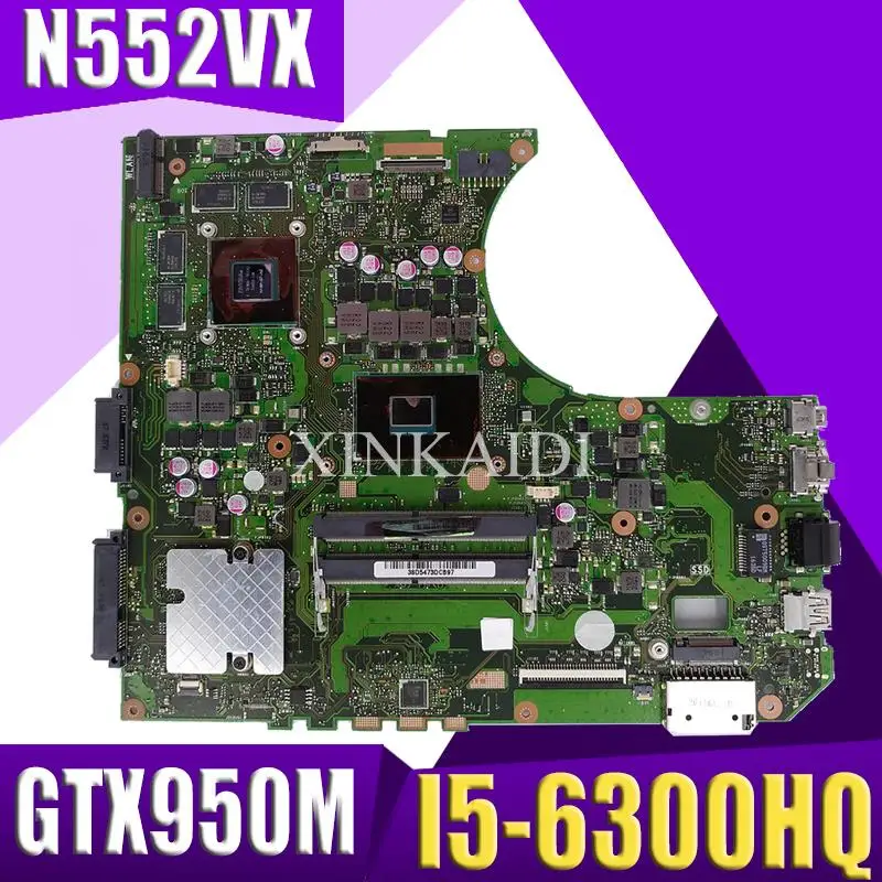 XinKaidi N552VX материнская плата для ноутбука ASUS VivoBook Pro N552V N552 тест оригинальная I5 6300HQ
