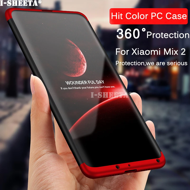 Shockproof 3 in 1 Case 360 Full Protection Slim Rugged Matte Hard PC For Xiaomi Mi Mix 2 2S Max Max2 Max3 Anti-Knock Cover |