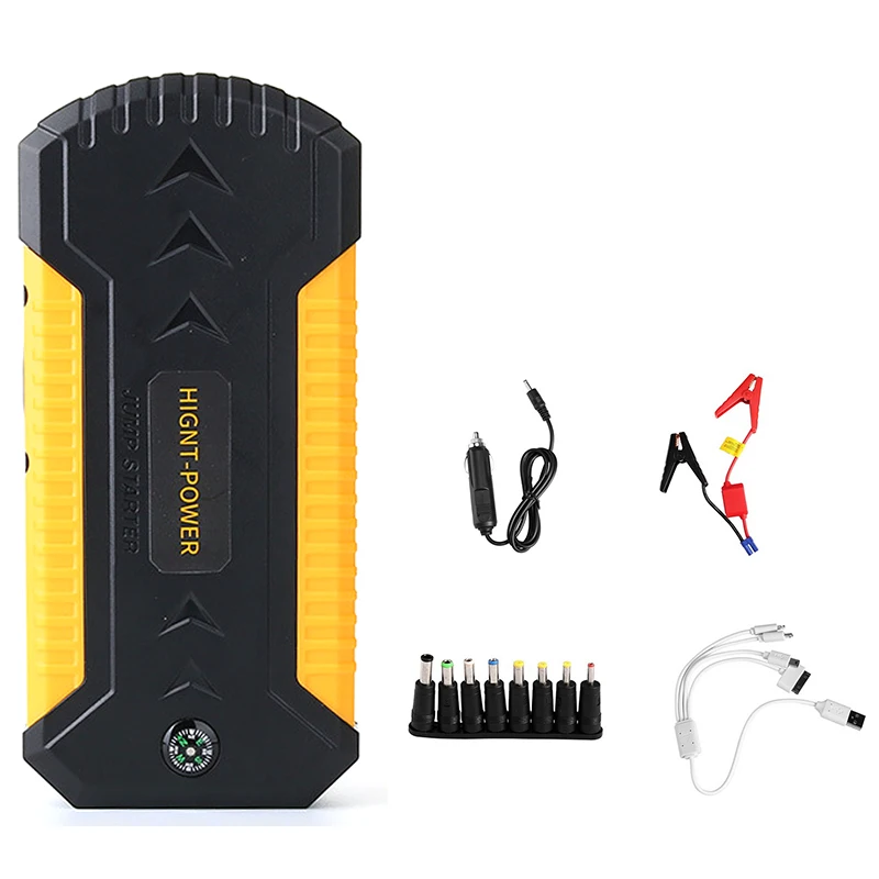 New 600A пиковый 4 Usb портативный автомобильный стартер скачка (до 2.2л газовый