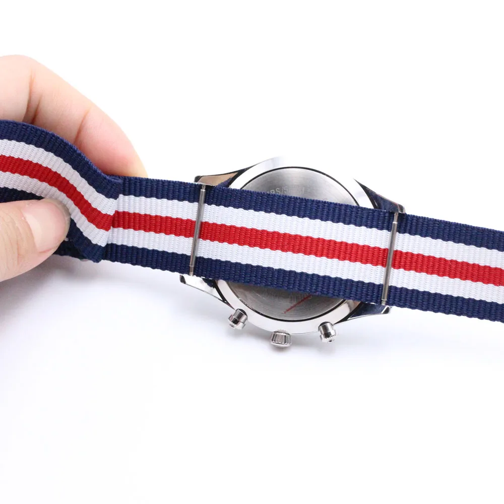 

Watch Bands 2Pcs Smart Wactch Band - Choice of Color Length & Width (18mm, 20mm or 22mm ) - Ballistic Nylon Straps