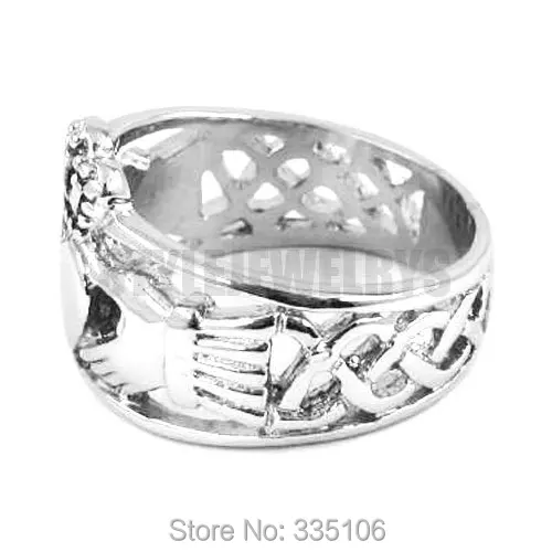 Оптовая продажа Claddagh Стильное кольцо для руки в форме сердца с короной ювелирные