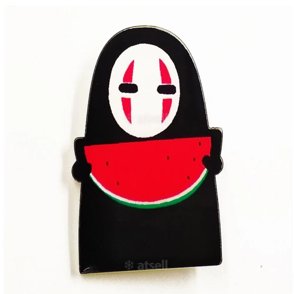 Милая мультяшная безликая Мужская брошь капельная бижутерия значок модная ткань