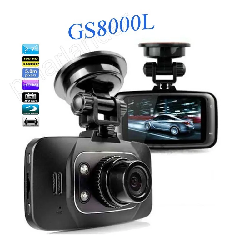 Full 1080P Автомобильный видеорегистратор GS8000L автомобильная камера 2 7 дюйма с ночным