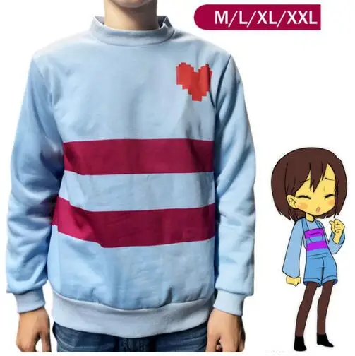 Бесплатная доставка новинка игра Undertale Frisk Coat карнавальный костюм теплая рубашка