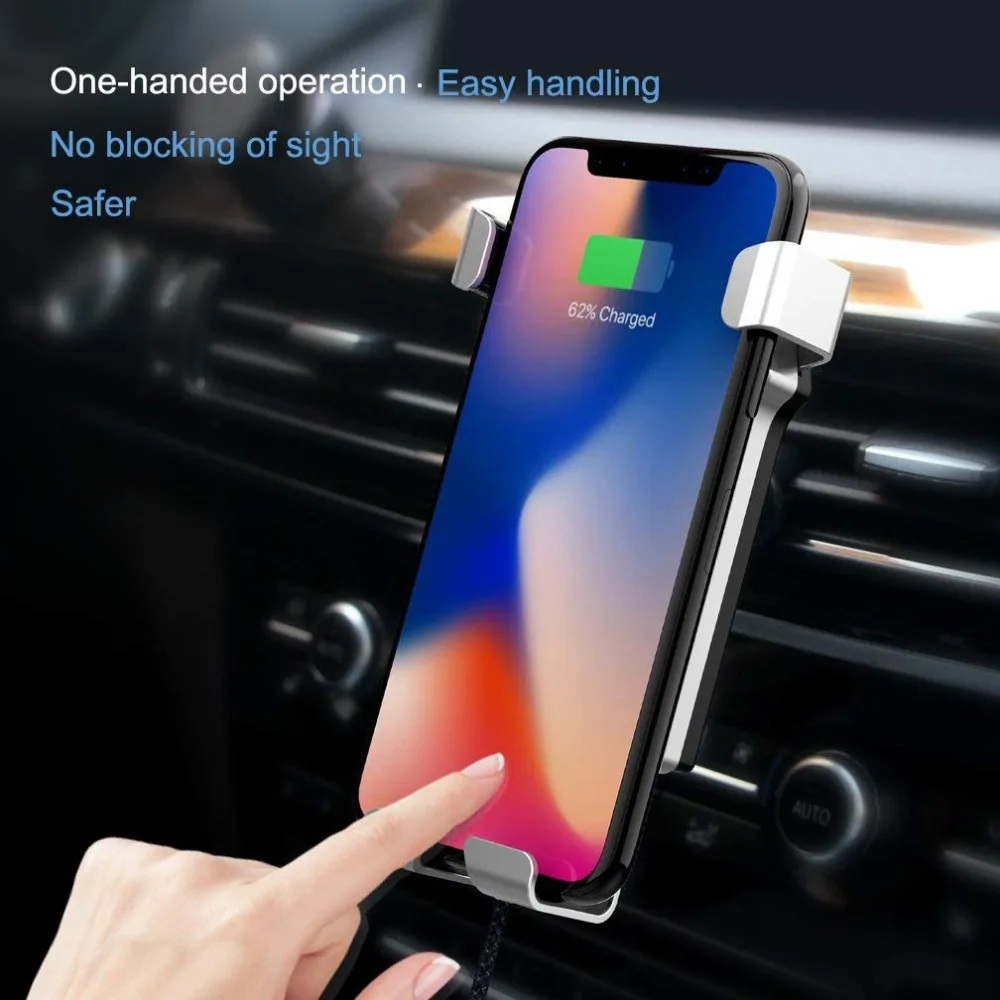 Беспроводное зарядное устройство для iPhone XS XR X 8 Samsung Galaxy S8 Plus Note S7|Беспроводные