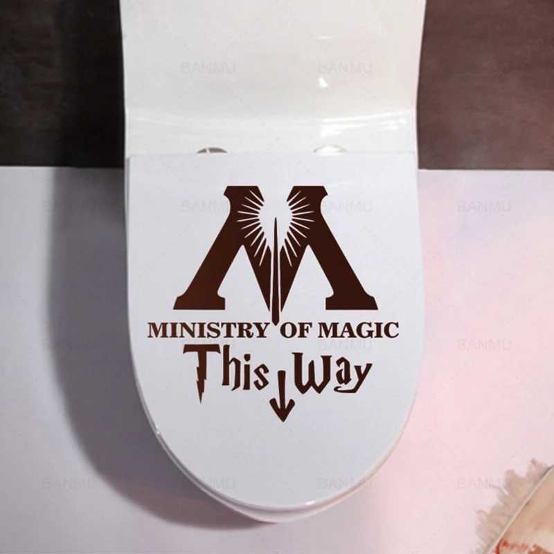 DIY персонализированные настенные наклейки для ванной и туалета | Дом сад