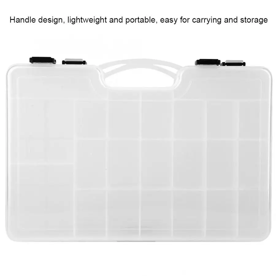 Рыболовный ящик для приманки Двусторонняя блесна ABS Коробки рыболовные