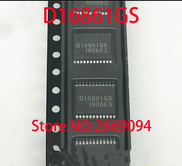 Бесплатная доставка D16861GS D16861 16861 16861GS UPD16861GS SSOP24, 5 шт./10 шт./20 шт.
