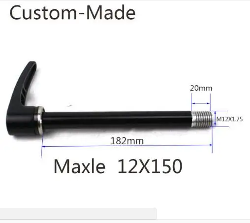 Красный Задняя ось Maxle 12X142 мм на заказ велосипедная ось 12X135 12X148 12X150 ABP 12X142 ABP Boost 12X148 - Цвет: Красный