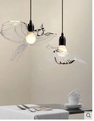 

Кованая железная птица, американская креативная Люстра для кабинета, бара, ресторана