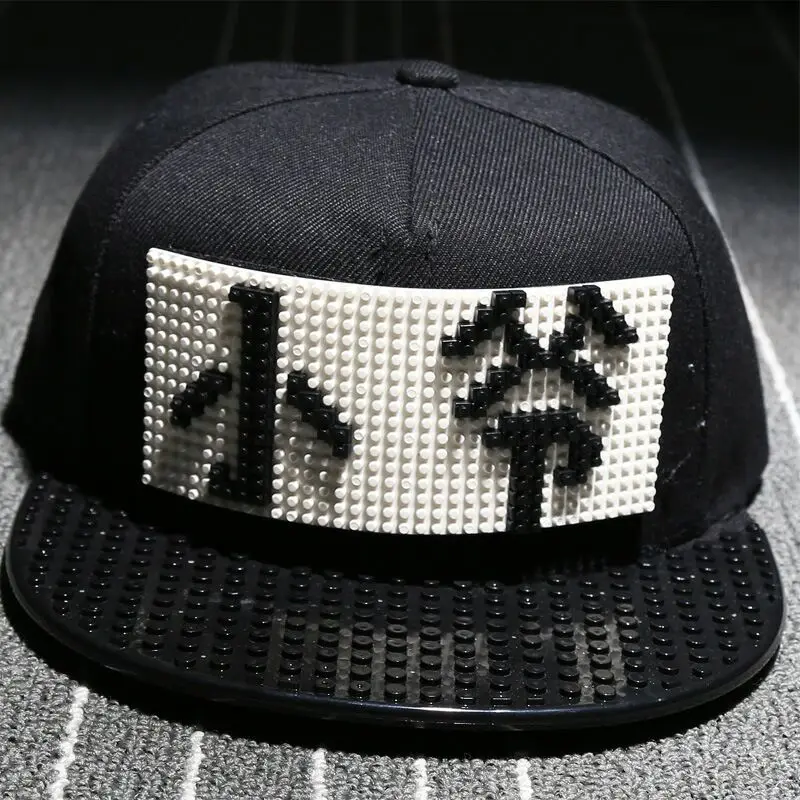 Молодой мастер личности Legos cap Высокое качество блоки DIY legos бейсбольную кепку