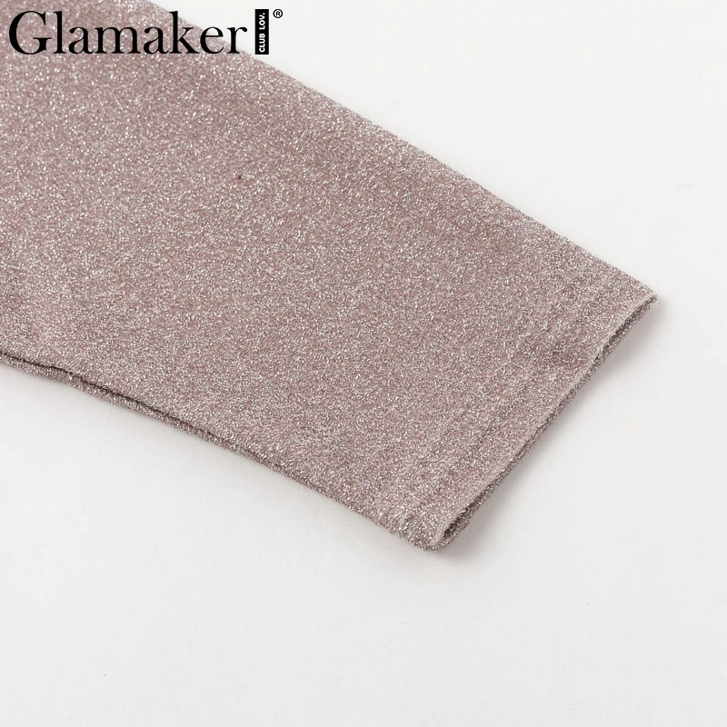 Glamaker, элегантное женское длинное платье с открытыми плечами, черное, с разрезом, сексуальное, высокая талия, макси, женское летнее платье, весна, люрекс, молния, vestido