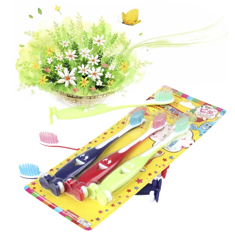 3 шт./упак. детская зубная щетка Прорезыватель для обучения Щетинная кисть