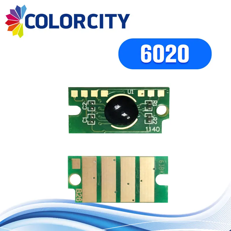 1 Набор совместимый 6020 чип сброса тонера для Xerox Phaser 6022 Workcenter 6025 6027 цветной принтер