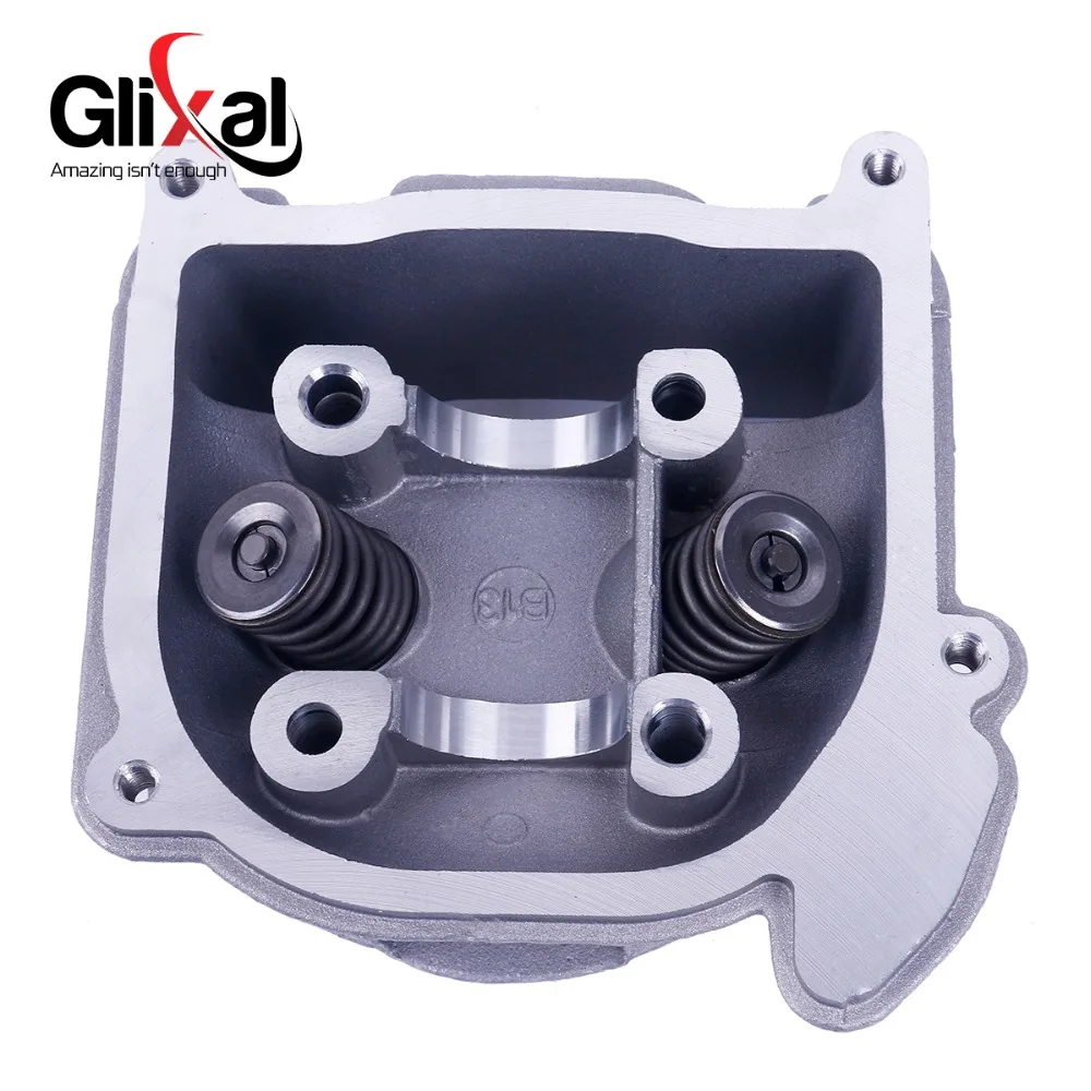 Glixal GY6 72cc 80cc китайский скутер двигатель 47 мм Головка цилиндра в сборе 139QMB 139QMA Roketa Qingqi ZNEN Мопед ATV(клапан 64 мм