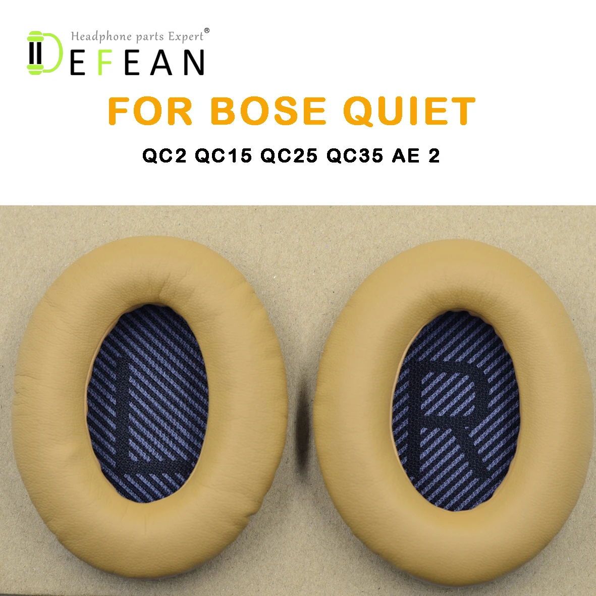 Defean 1 пара золотых (Black LR) белковых сменных амбушюров для Bose QC2 QC15 QC25 QC35 AE 2 2i 2w SoundTrue