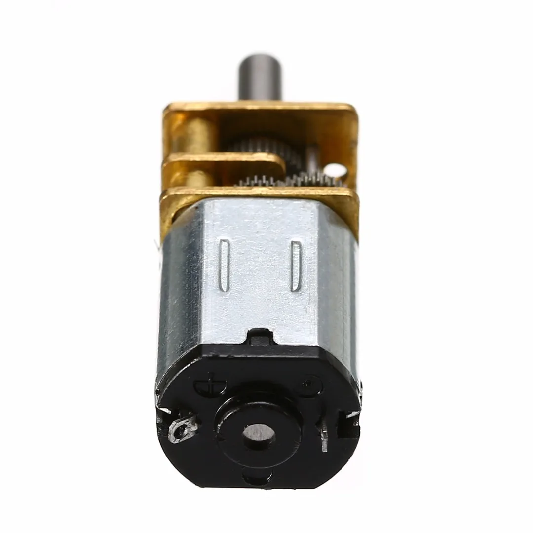 Прочный DC 6V редуктор скорости 30RPM N20 микро мотор с металлическим колесом коробки
