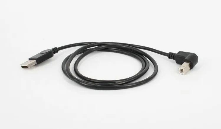 100 шт./лот 1 м прямой угол USB Тип B штекер к 2 0 Штекер кабель принтера | Компьютеры и
