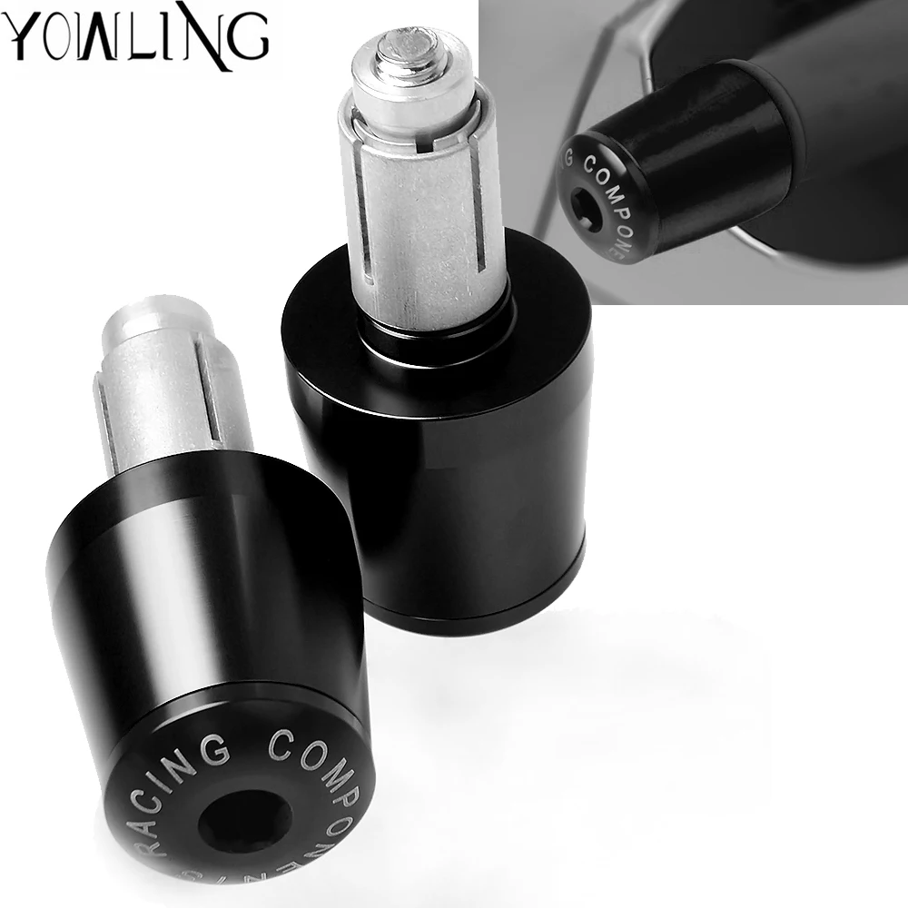 

7/8''22mm CNC motorcycle handlebar handle bar grips ends for yamaha tmax 500 t max 530 2012-2017 YZF600R XJR1300 R6 R3 1997-2017