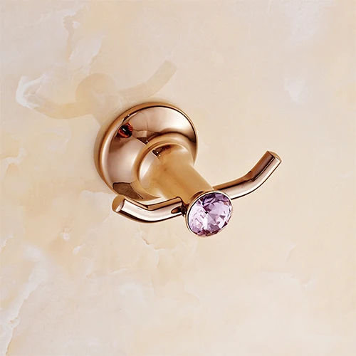 Rose Gold Дизайн крючок, крючок для одежды, твердой латунь золотой - Цвет: Rose Gold