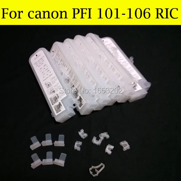 8 шт./лот пустой картридж с чернилами для Canon PFI 101 без чипов принтера iPF6000s 6000s|ink
