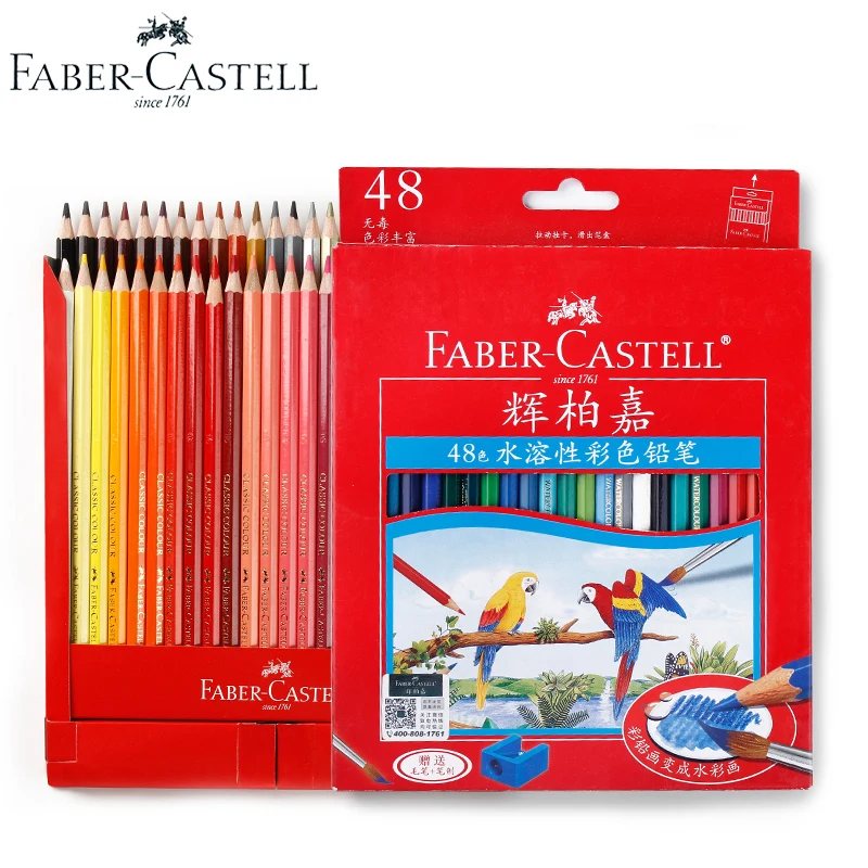 Германия Faber Castell водорастворимый цвет свинца ручная роспись начинающих Цвет