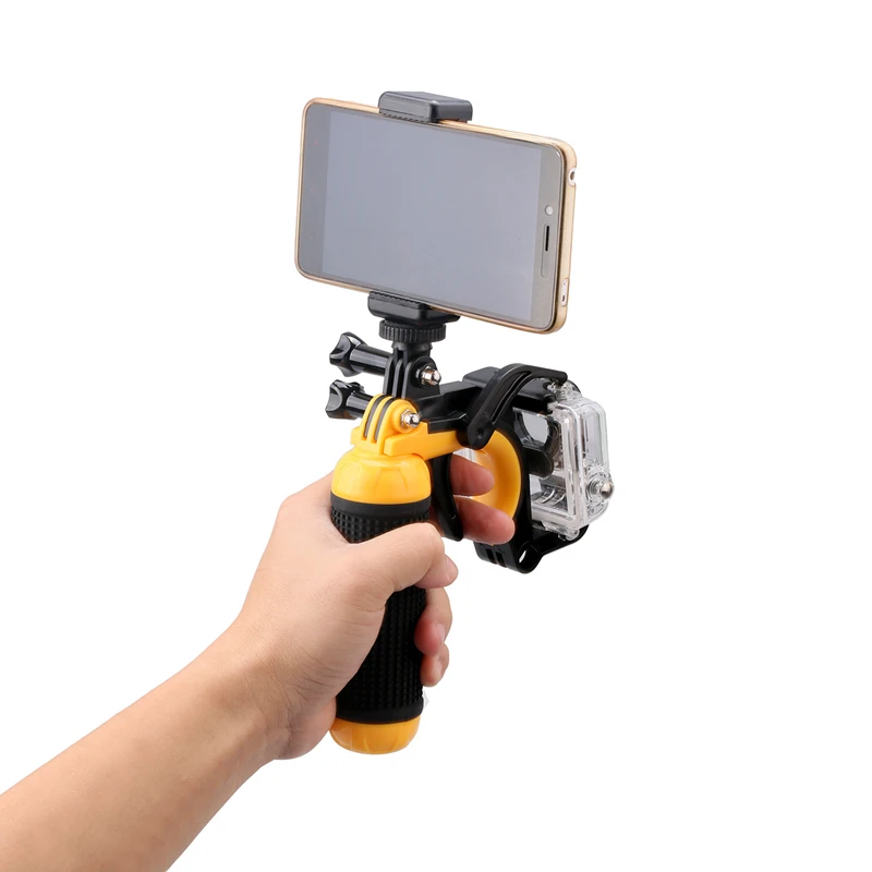 Для Go pro 9 Плавающий поплавок ручка затвор набор для Gopro Hero Max 8 7 6 5 DJI Action Yi 4K + Lite SJCAM