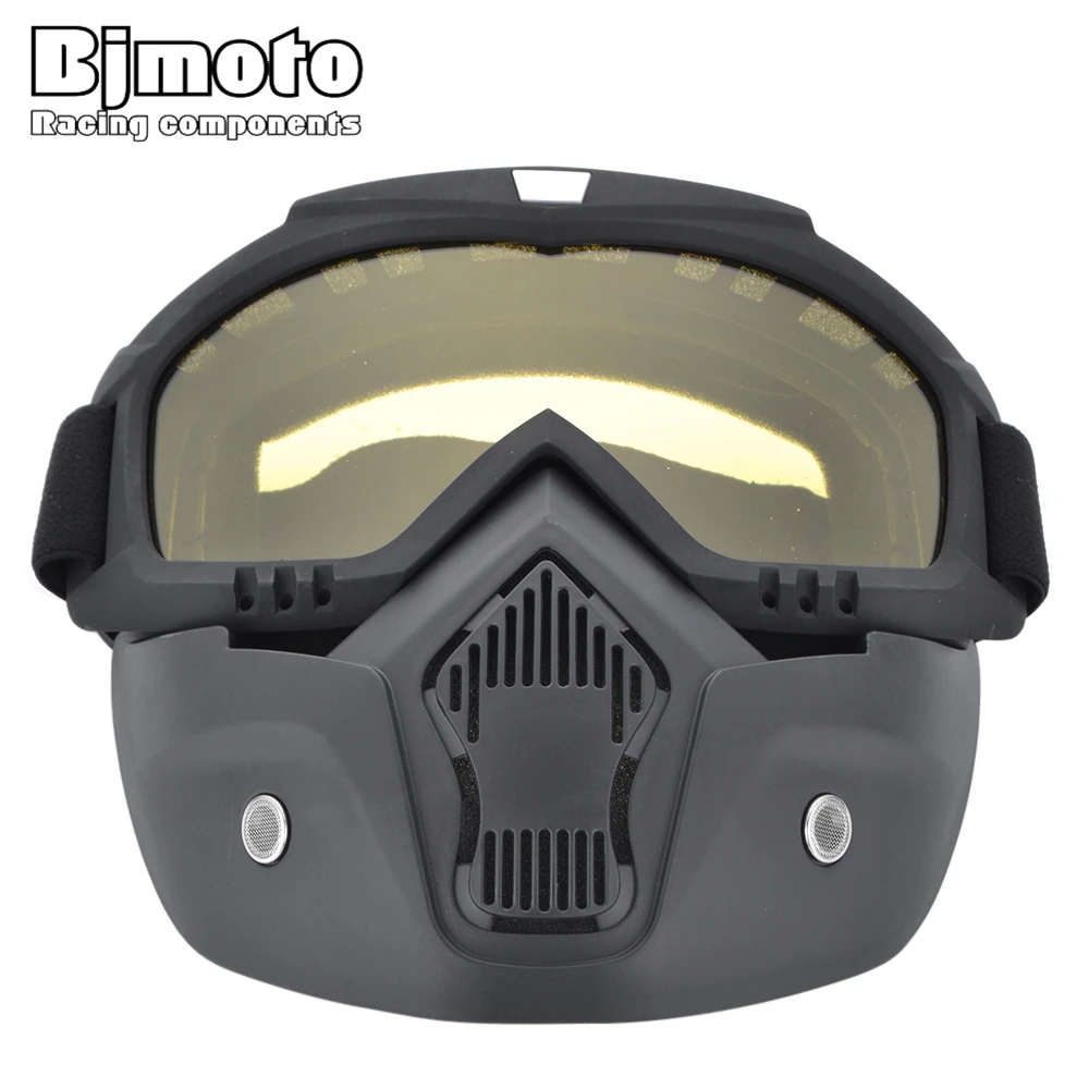 BJMOTO мотоциклетные маски под шлем лыжные скейты, очки для мотокросса защитные очки ветрозащитные внедорожные мотокроссы MX очки для защиты от пыли