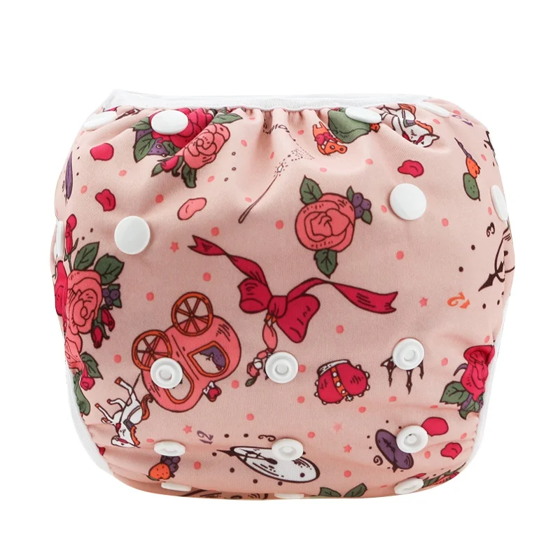 Унисекс один размер водонепроницаемые регулируемые купальные подгузники штаны