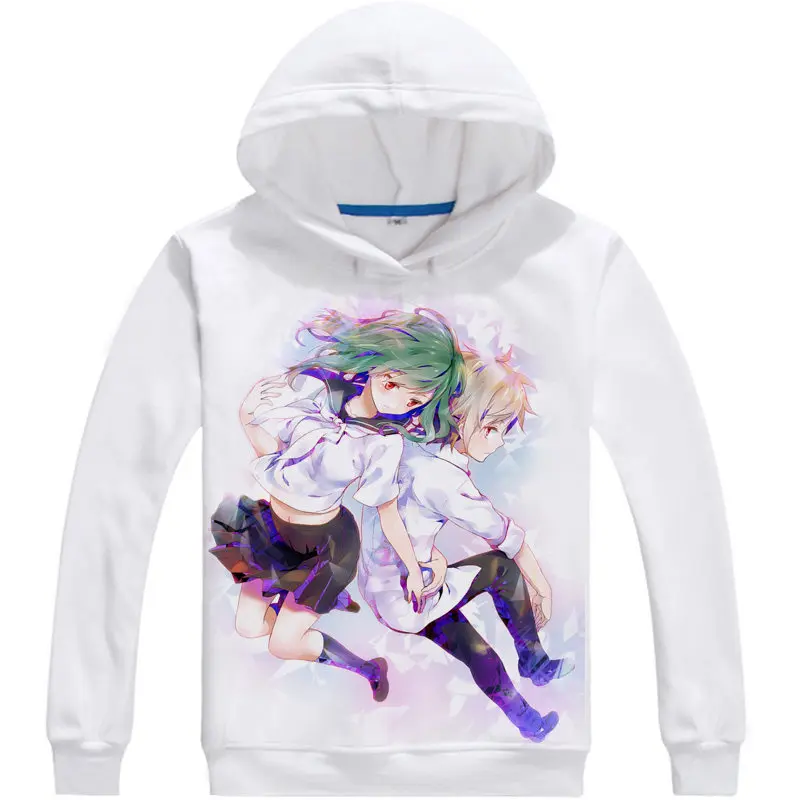 Kagerou Project Heat Haze Толстовка Аниме Драконий жемчуг Takane Эномото Косплэй белый