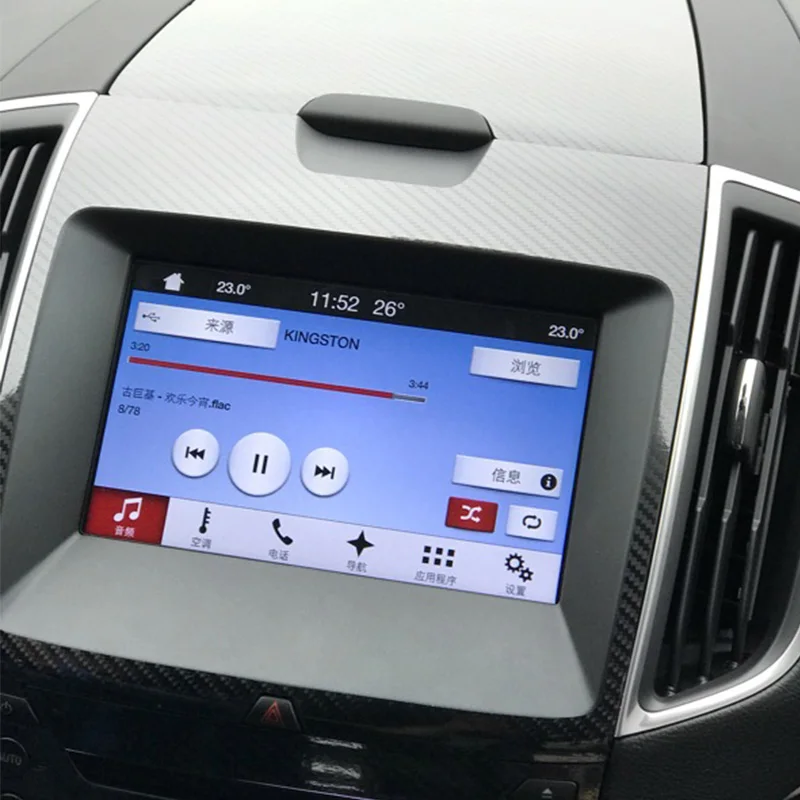 8-дюймовый экран для автомобиля Ford Escort Focus RS ST с GPS-навигацией закаленное стекло
