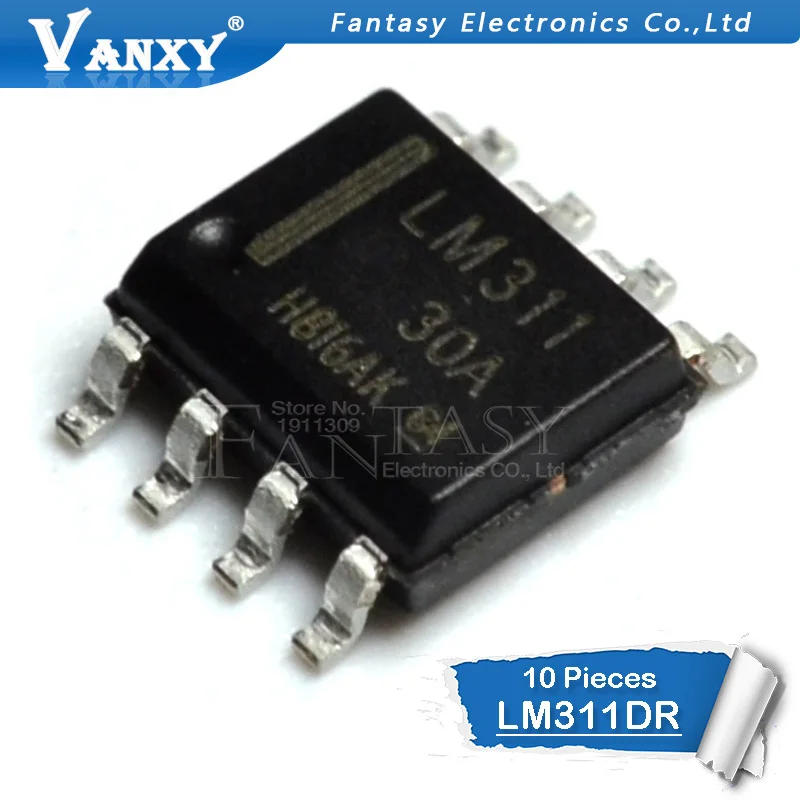 10 шт. LM311DR SOP8 LM311 SOP-8 SMD 311DR Операционные усилители LM311D SOP | Электронные компоненты и