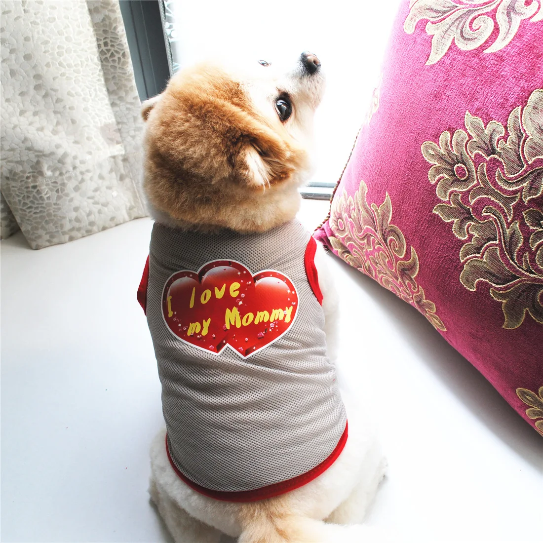 Lovely Pet Dog Clothes for Small Dogs Cool Summer Dog Clothing Coat Soft Cat Shirt Yorkies Chihuahua Puppy Clothes for Cats Dogs
