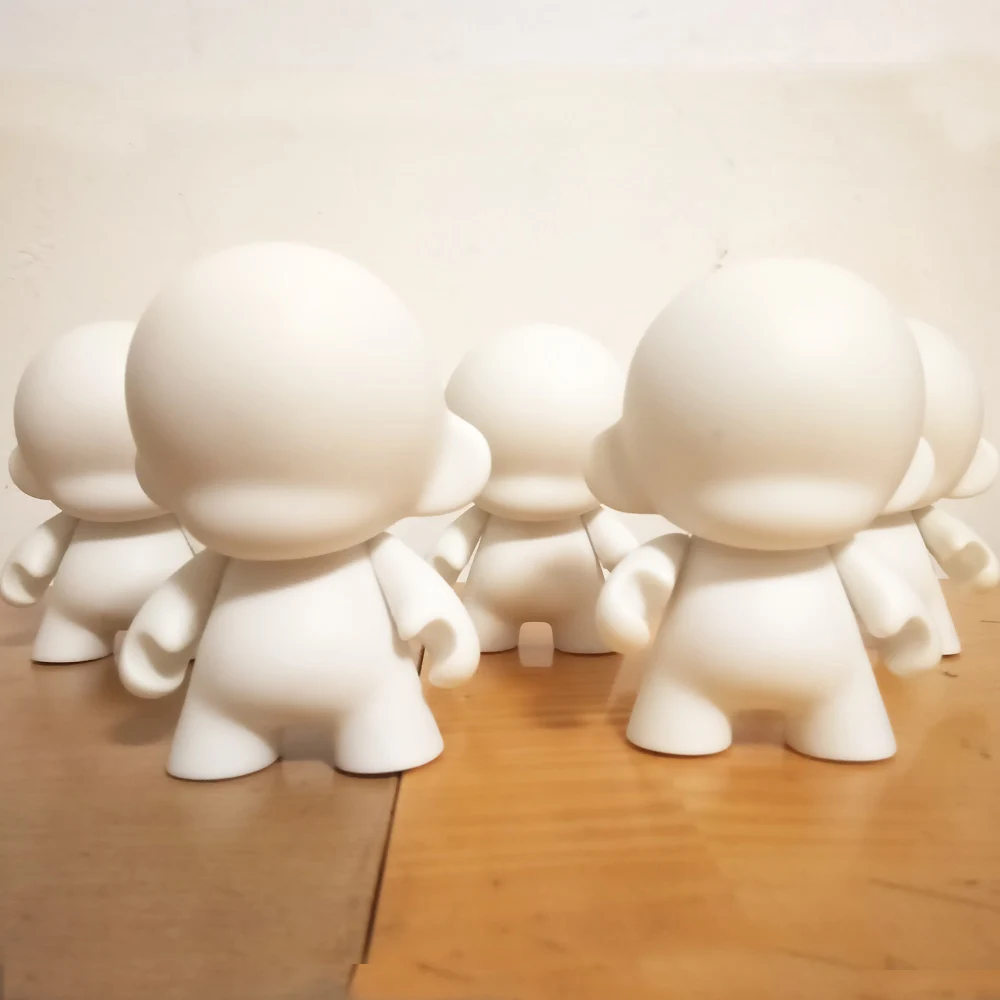 5 шт. 4 дюйма Kidrobot munny Белый Черный DIY кукла игрушка подарок для друга девушки дома и