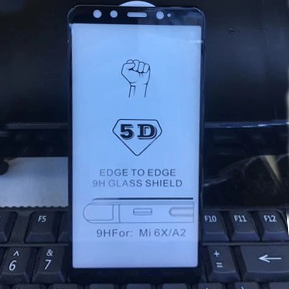 5D обновления закаленное защитное стекло Стекло для Vivo V9 X21 высокое качество Экран